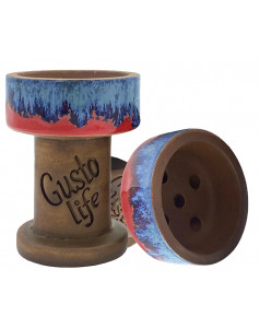 Чаша для кальяну Gusto Bowls Rook (Red/Blue)