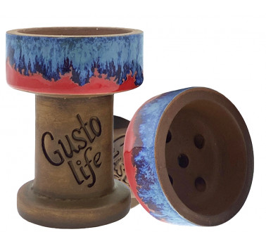 Чаша для кальяна Gusto Bowls Rook (Red/Blue)