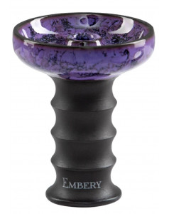 Чаша для кальяну Embery JS-Funnel Bowl glased 23 purple-black
