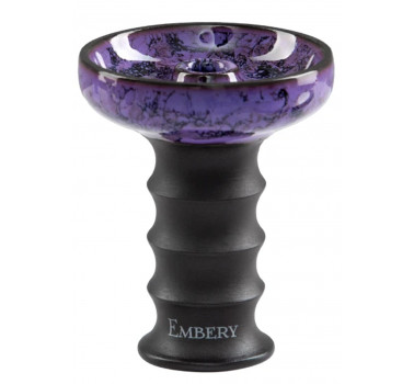 Чаша для кальяна Embery JS-Funnel Bowl glased 23 purple-black