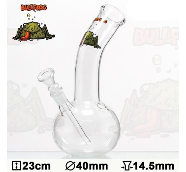 Бонг скляний Bullfrog - H:23cm-?:45mm