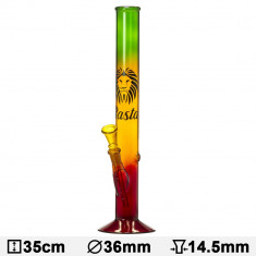 Бонг скляний Rasta Lion-H:35cm-?:36mm