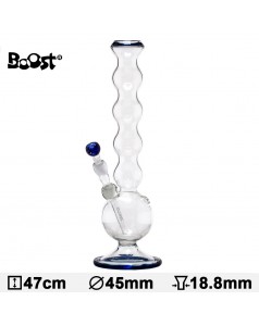 Бонг стеклянный Boost Bubble -H:47cm- ?:45mm -SG:18.8mm