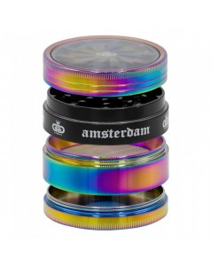 Гриндер металевий GG Amsterdam Rainbow 4part d:63mm