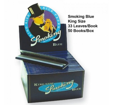 Бумага для самокруток Smoking Blue King Size 33