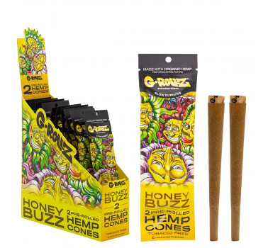 Конус G-ROLLZ - 2x Honey Flavored Pre-Rolled Hemp Cones