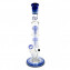Бонг стеклянный Grace Glass Big Cane Blue H:41- Ø:29.5mm - SG:18.8mm - TH:5mm - фото 3 - Kalyanchik.ua