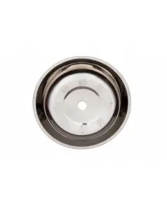 Тарелка металлическая с кругляшками 15.3*2.5(1,8)см
